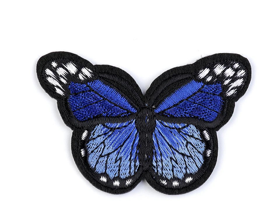 Ielāps uzgludināms Tauriņš | 4,8 × 7 cm | dažādi toņi