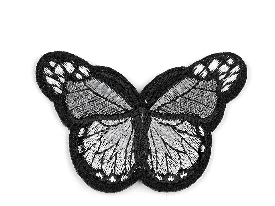 Ielāps uzgludināms Tauriņš | 4,8 × 7 cm | dažādi toņi