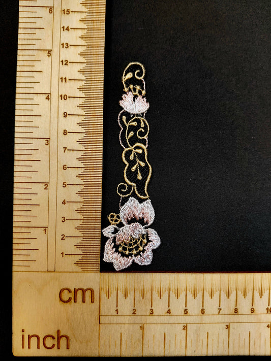 Attēls ar Ielāps/uzšuve 12 x 3,5 cm – pieejams Šarlotes audumi