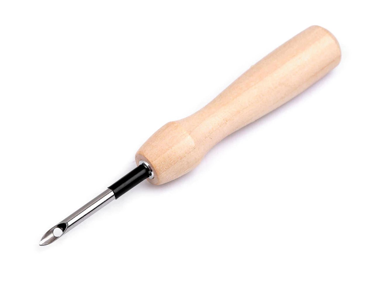 alt
Image with embroidery needle with wooden handle (hollow) punch needle Ø3.5 mm / Ø5 mm – available at Šarlotes audumi