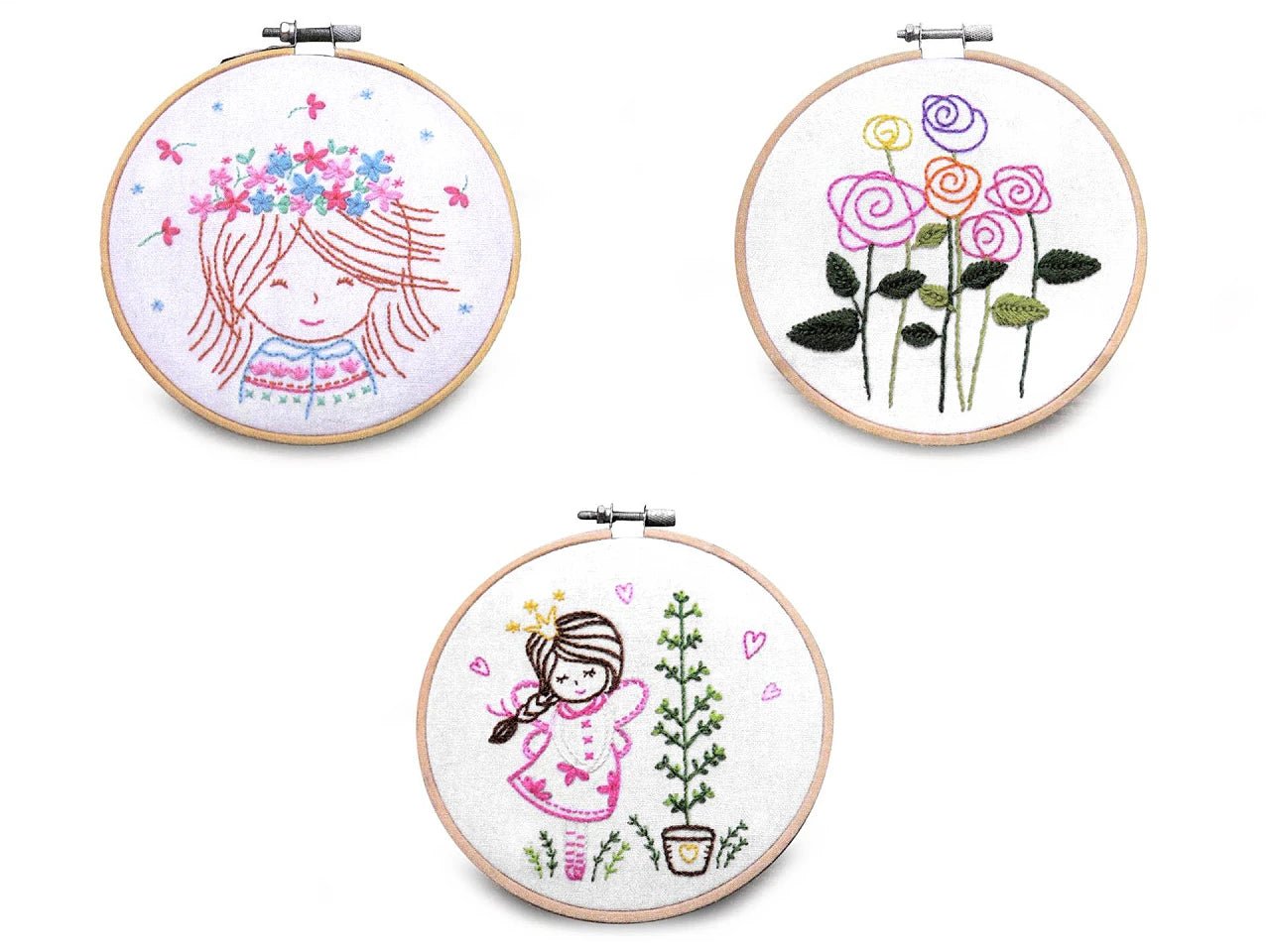alt
Image with embroidery kit with pre-printed motif|various designs – available from Charlotte Fabrics