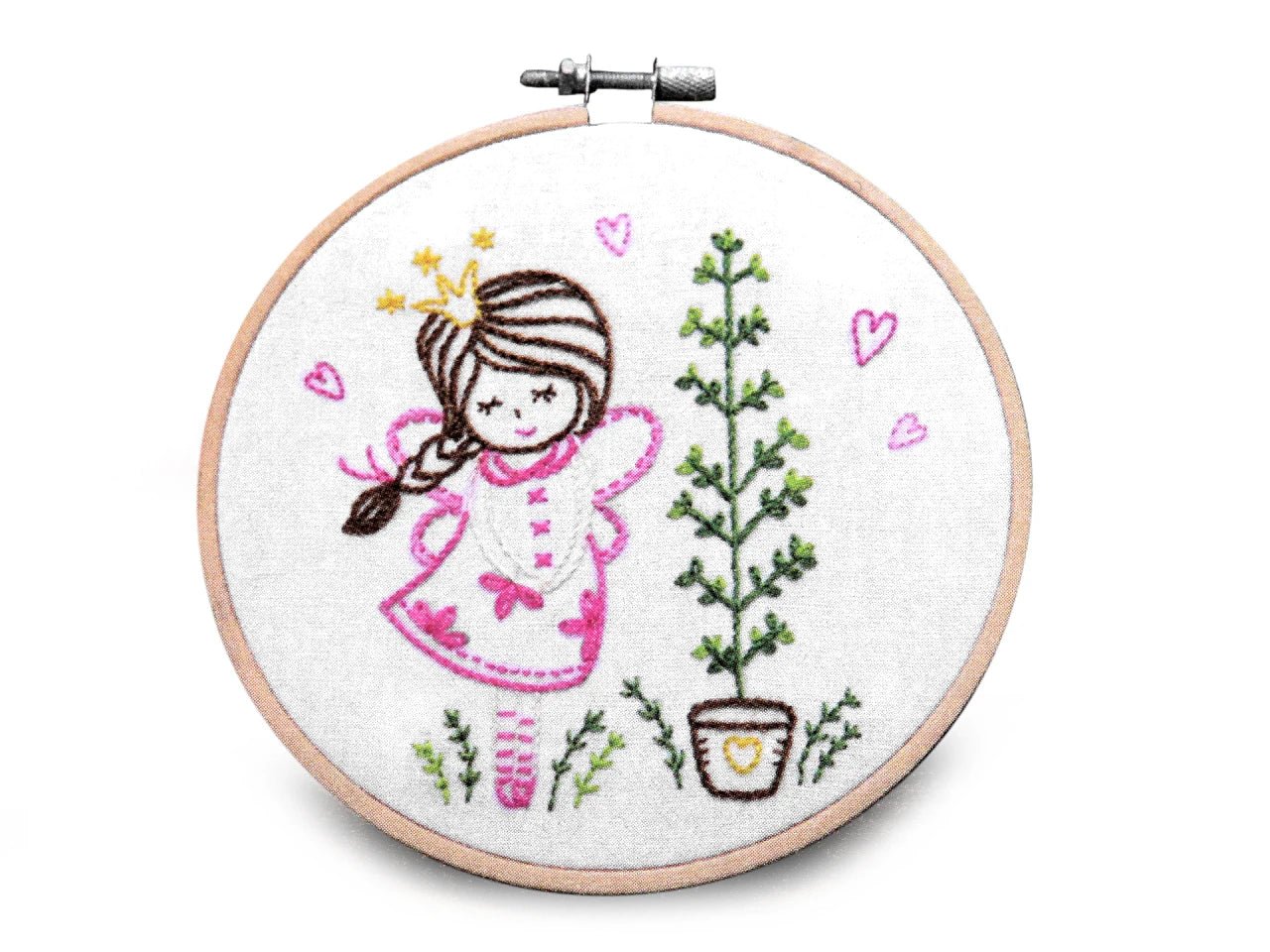 alt
Image with embroidery kit with pre-printed motif|various designs – available at Šarlotes audumi