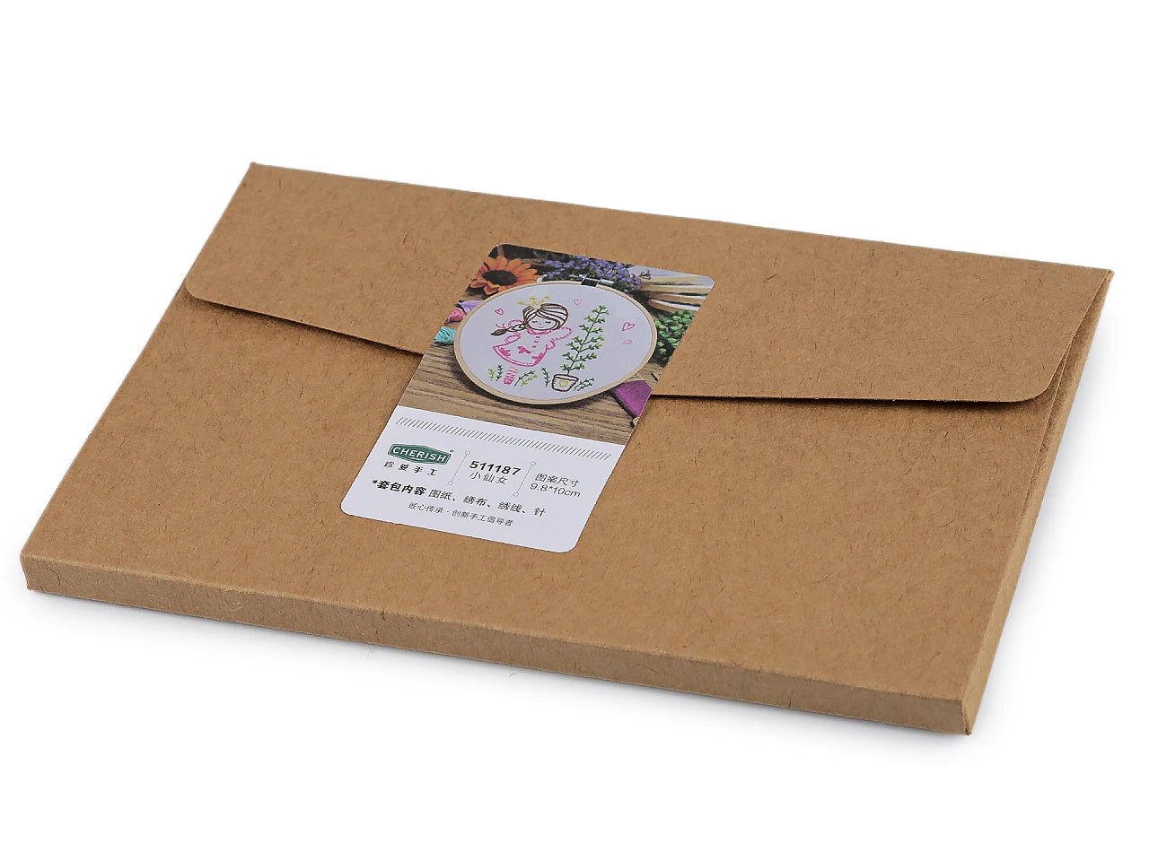 alt
Image with embroidery kit with pre-printed motif|various designs – available from Charlotte’s Fabrics
