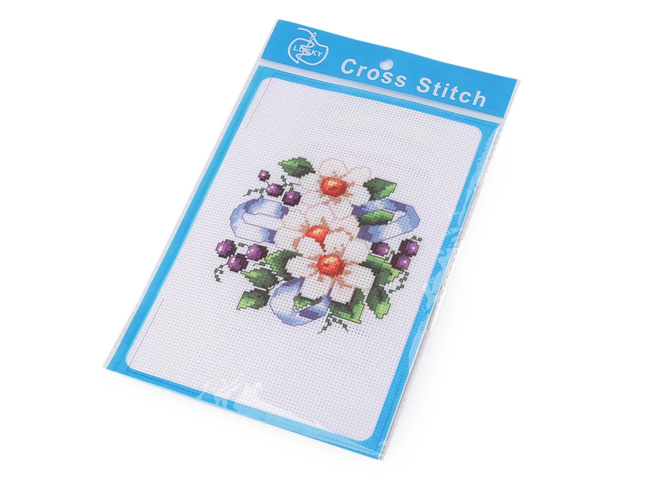 Image of a cross-stitch embroidery kit 14 × 20 cm – available at Šarlotes audumi