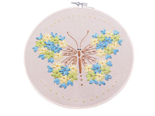 Embroidery kit / Cross-stitch kit - butterfly
