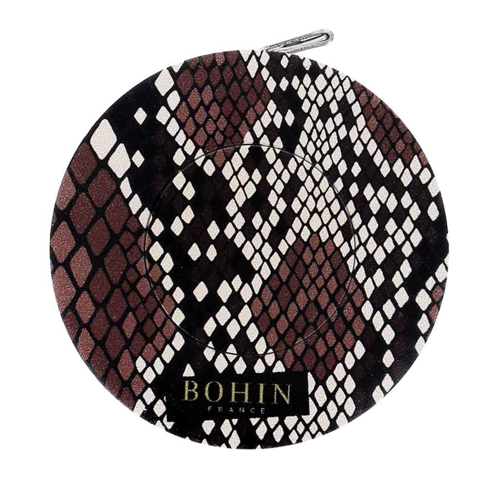 Mètre ruban rétractable Bohin Safari 1.5 m - effet peau de serpent