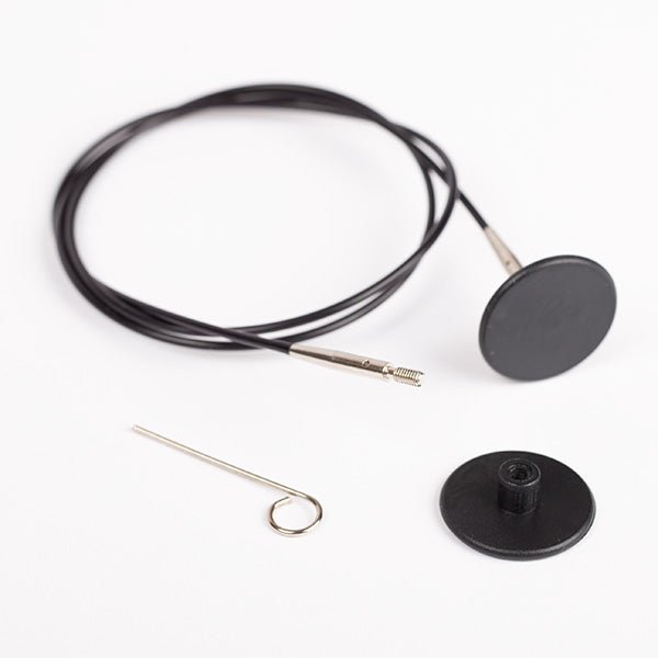 Image of cable for interchangeable circular knitting needles DROPS Pro Classic | 35 cm – 100 cm – available at Charlotte's Fabrics