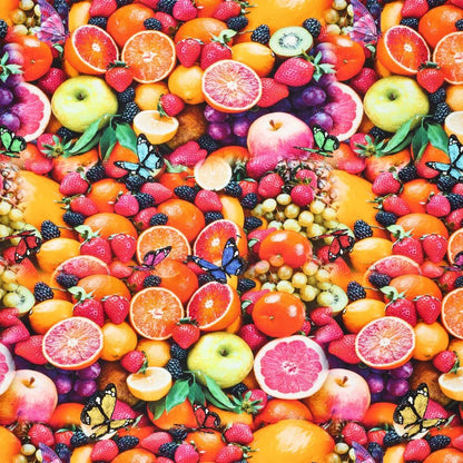 Toile à motifs de fruits 260 g/m²