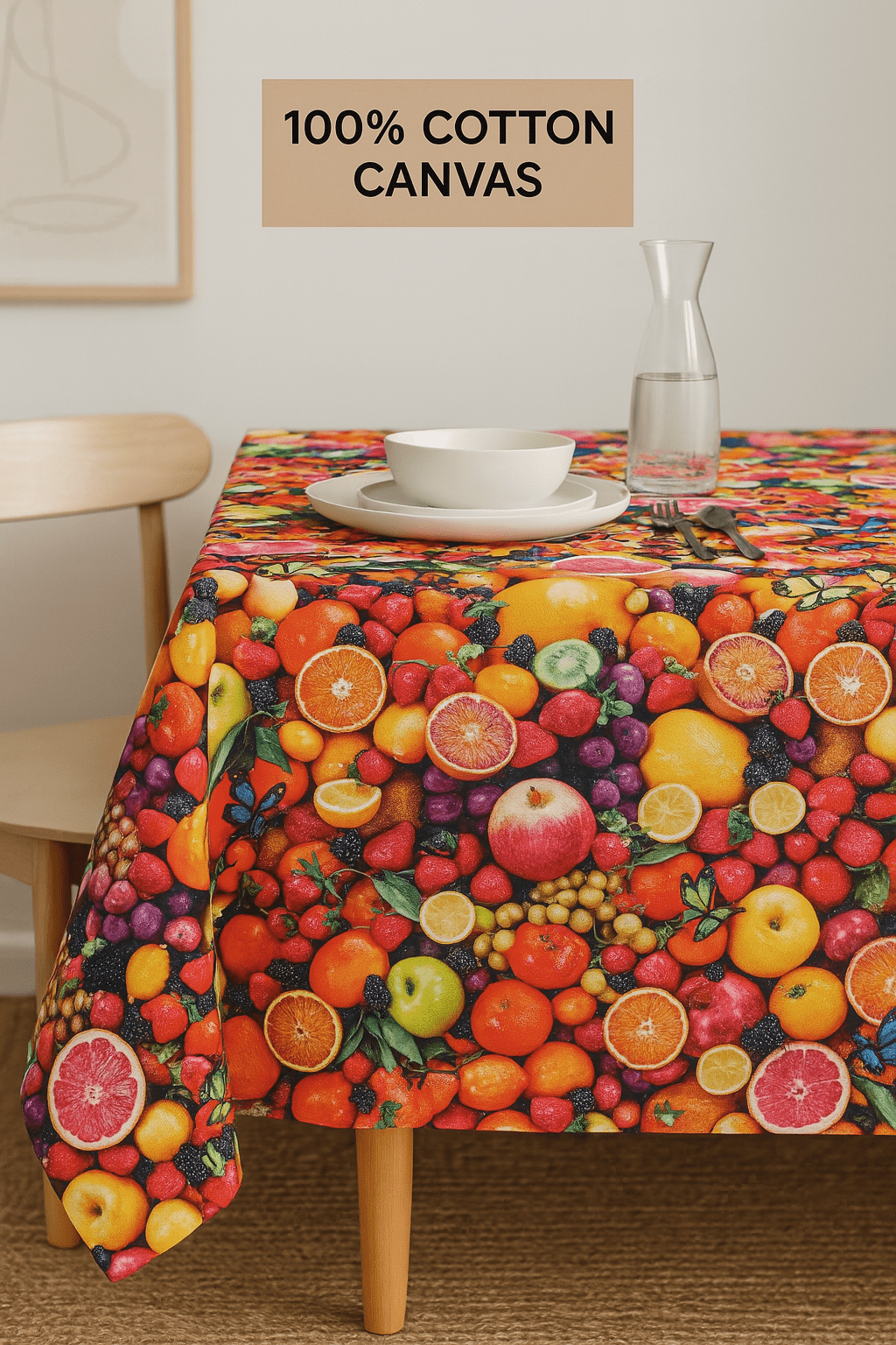 Tissu canvas - fruits 260 g/m²