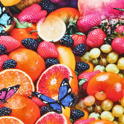 Tissu canvas - fruits 260 g/m²