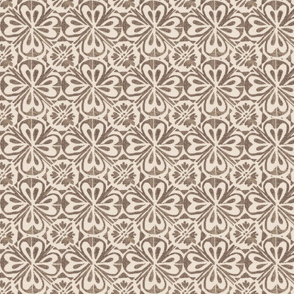 Canvas-Stoff mit beige-grauem Muster 225 g/m²