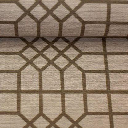 Tissu canvas à motif géométrique 220 g/m²