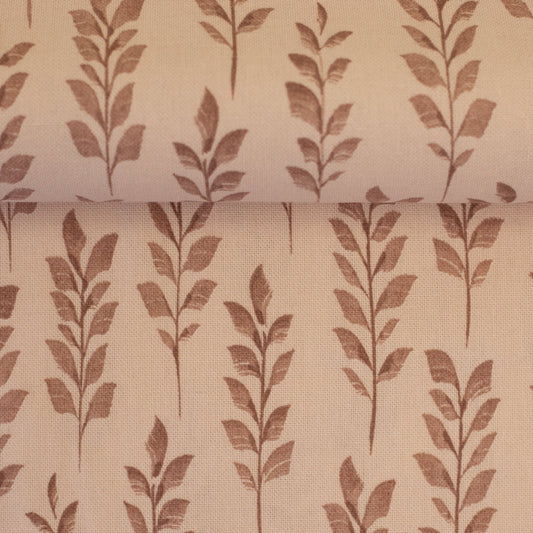 Image with canvas fabric and wooden twigs 205 g/m² – available at Šarlotes audumi