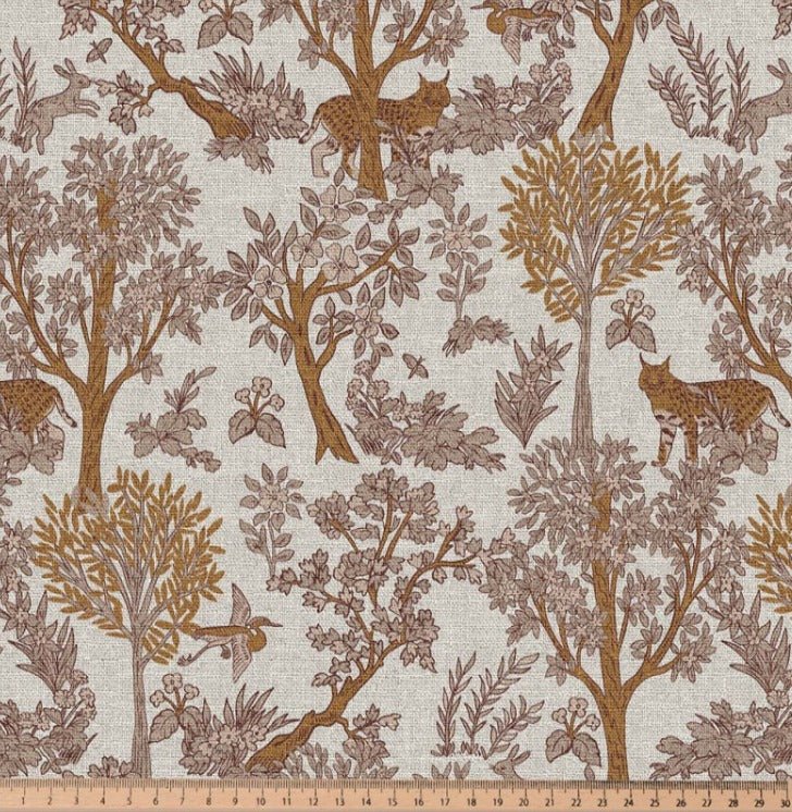 Image sur tissu canvas - lynx dans la forêt 200 g/m² – disponible chez Šarlotes audumi