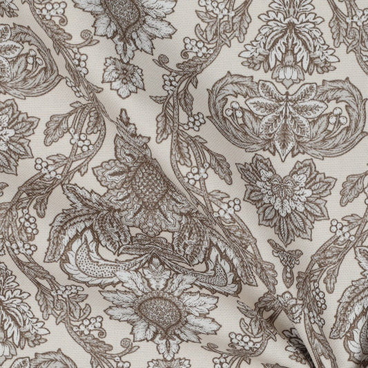 Canvas fabric - ornaments 225 g/m²