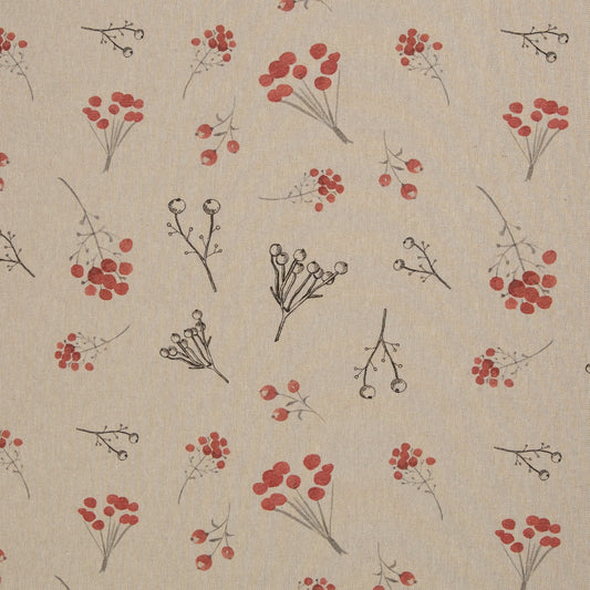 Image of canvas fabric - pillars 200 g/m² – available at Šarlotes audumi