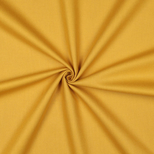 Canvas fabric - mustard yellow 230 g/m²