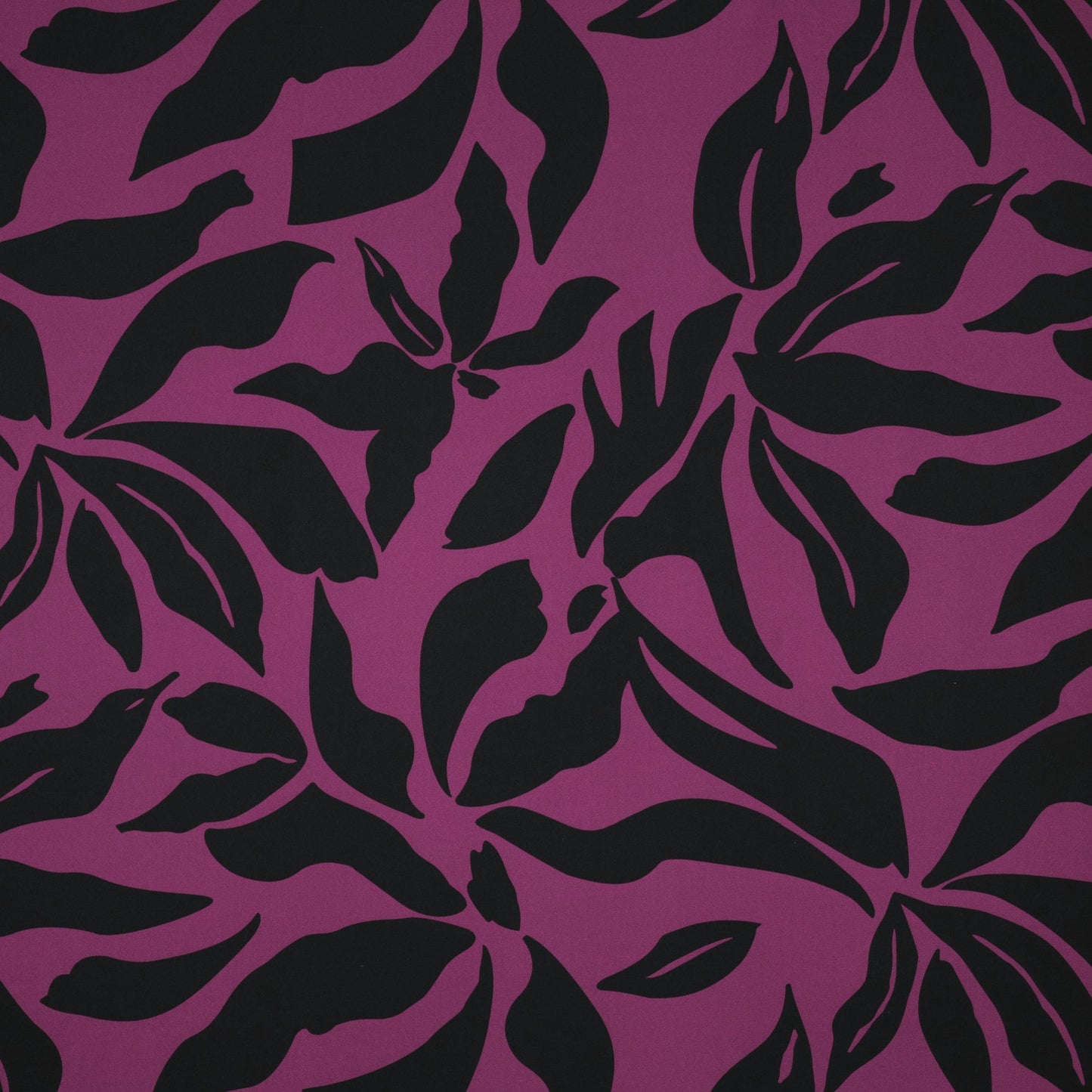 Image de tissu pour robes avec élasthanne, motif multicolore sur fond violet, 80 g/m² – disponible chez Šarlotes audumi