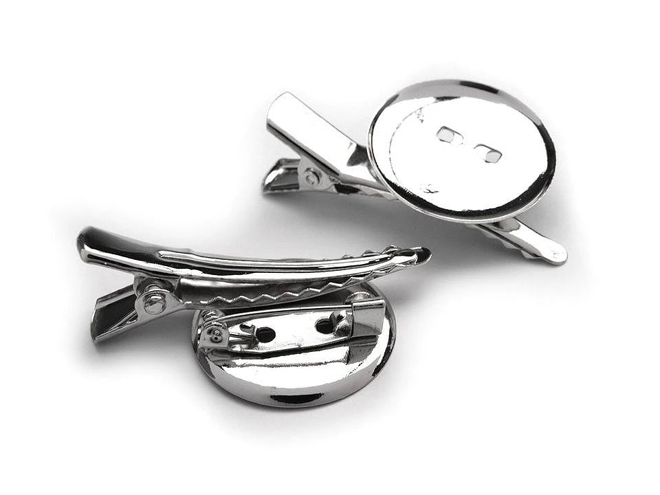 Clip pour fabriquer des broches et des épingles 25x40 mm (lot de 2)