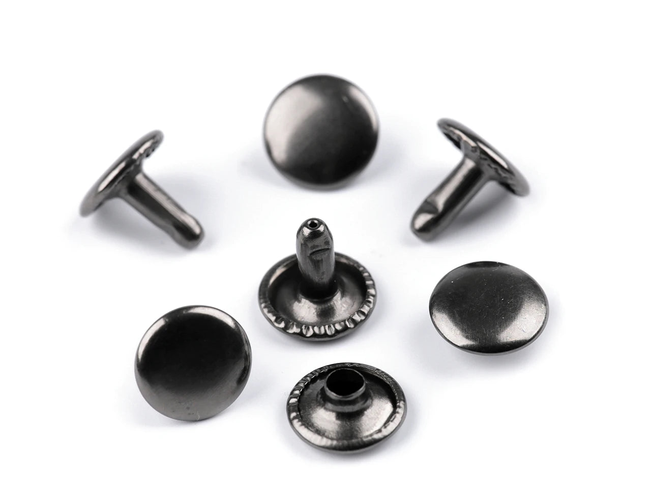 Rivets métalliques double face Ø10 mm - (100 pcs)
