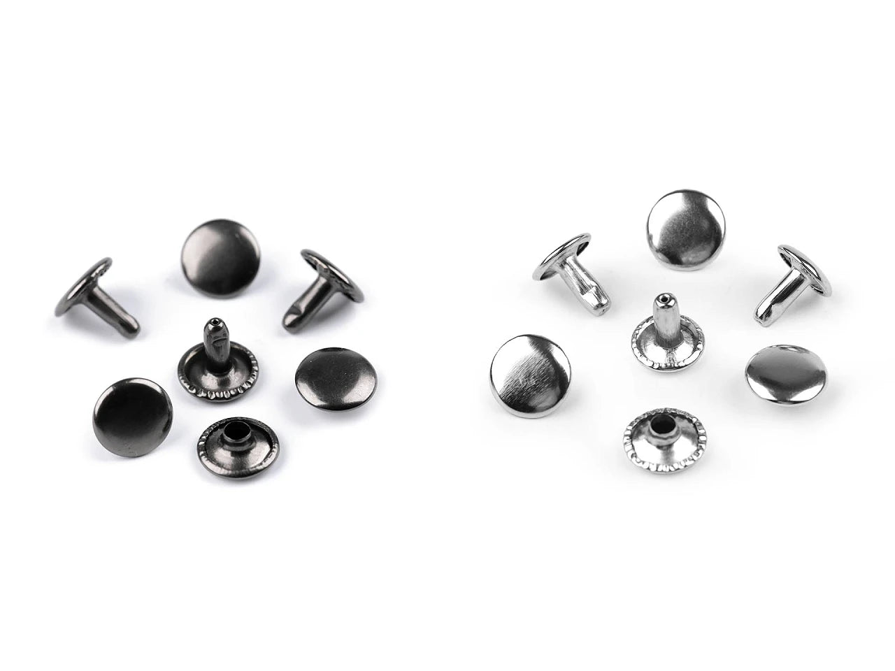 Rivets métalliques double face Ø10 mm - (100 pièces)