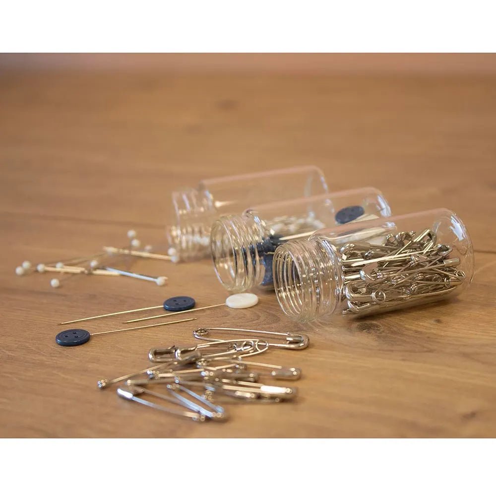 Attēls ar Kniepadatas ar dekoratīvu galviņu 47 mm Hobby Gift Create 30 gab. – pieejams Šarlotes audumi