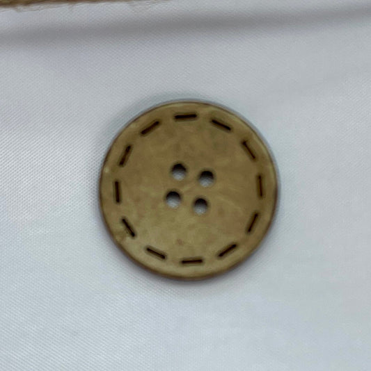 Boutons en coco 28 mm