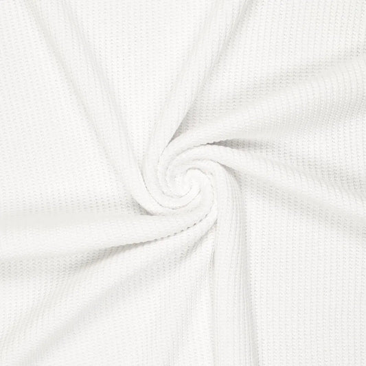 Image of cotton knit - white 500 g/m² – available at Charlotte Fabrics