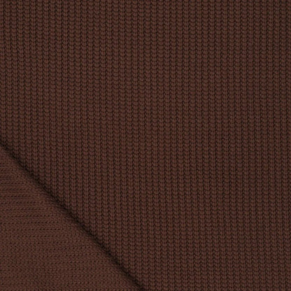 Attēls ar Kokvilnas adījums - šololādes tonis 500 g/m² – pieejams Šarlotes audumi