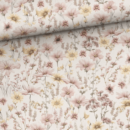 Image of cotton loopback knit - sunlit meadow 250 g/m² – available at Šarlotes audumi