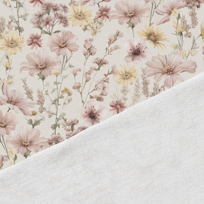 Image with cotton loopback knit - sunlit meadow 250 g/m² | Design - 08 – available at Šarlotes audumi
