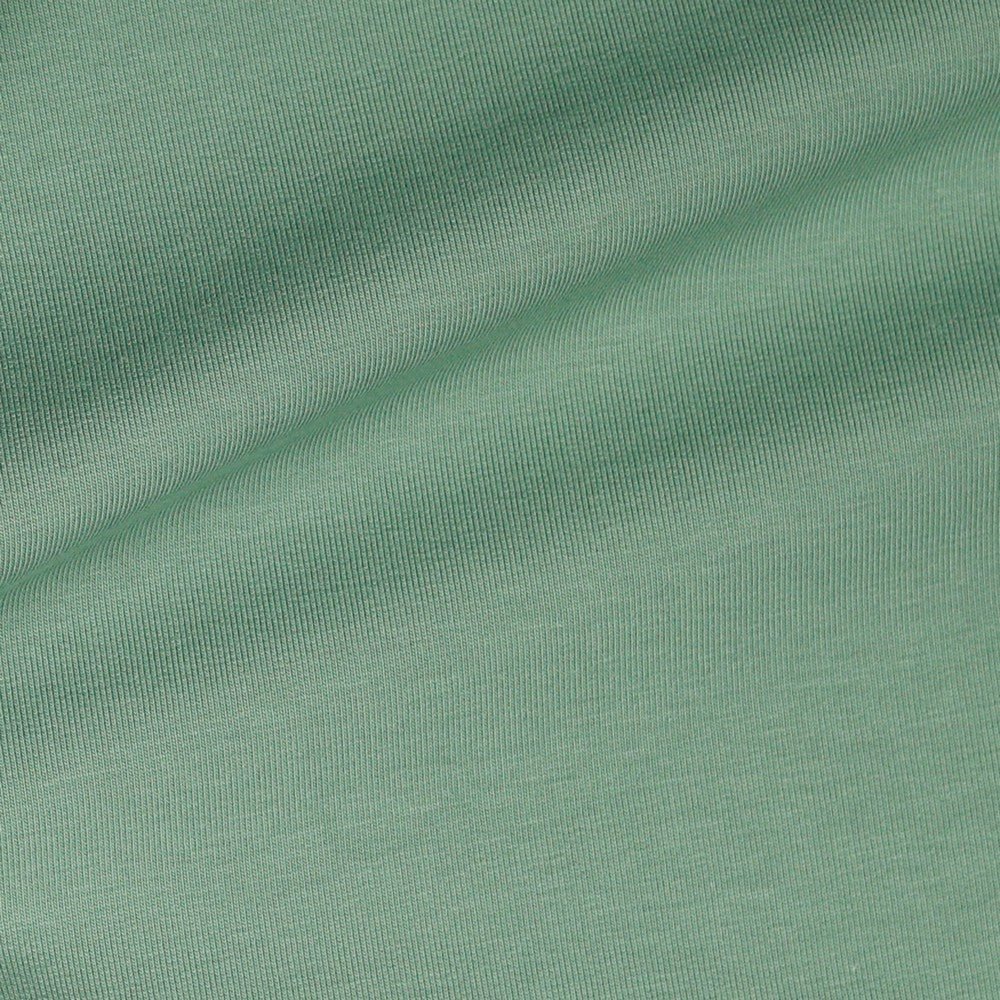Baumwoll-French-Terry in dunklem Mint 235 g/m² (GOTS-zertifiziert)