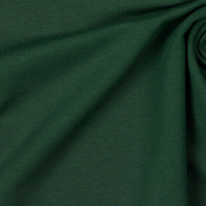 Maille bouclette en coton - vert foncé 235 g/m² (certif. GOTS)