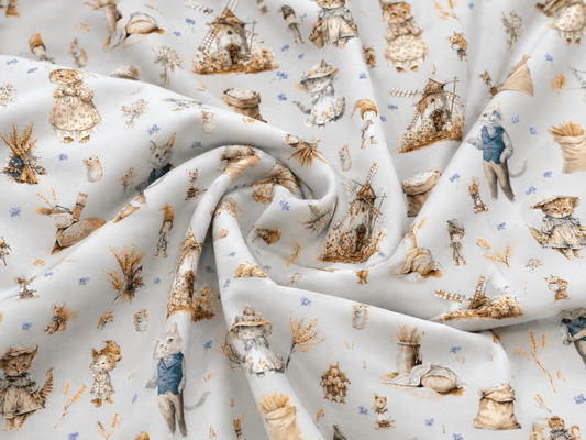alt
Image of Cotton loop knit - Where the mills turn and the cat purrs 250 g/m² – available at Šarlotes audumi