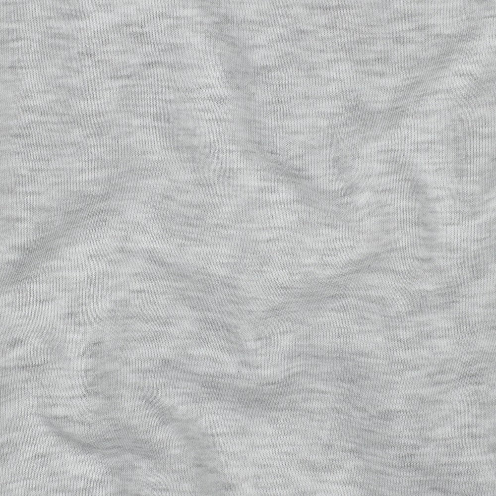 Image en jersey ouaté en coton - chiné gris clair 285 g/m² – disponible chez Šarlotes audumi