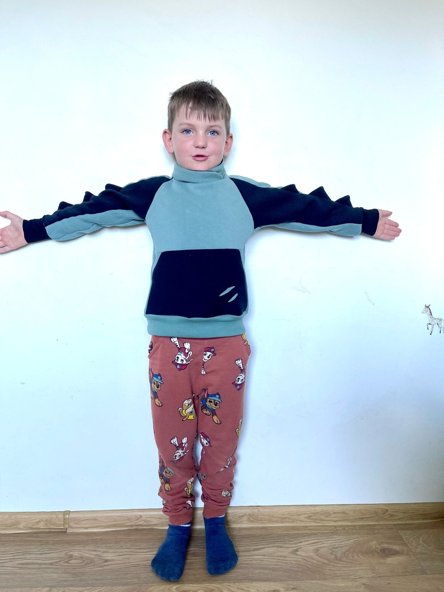 Tricot de coton molletonné - menthe foncée 285 g/m²