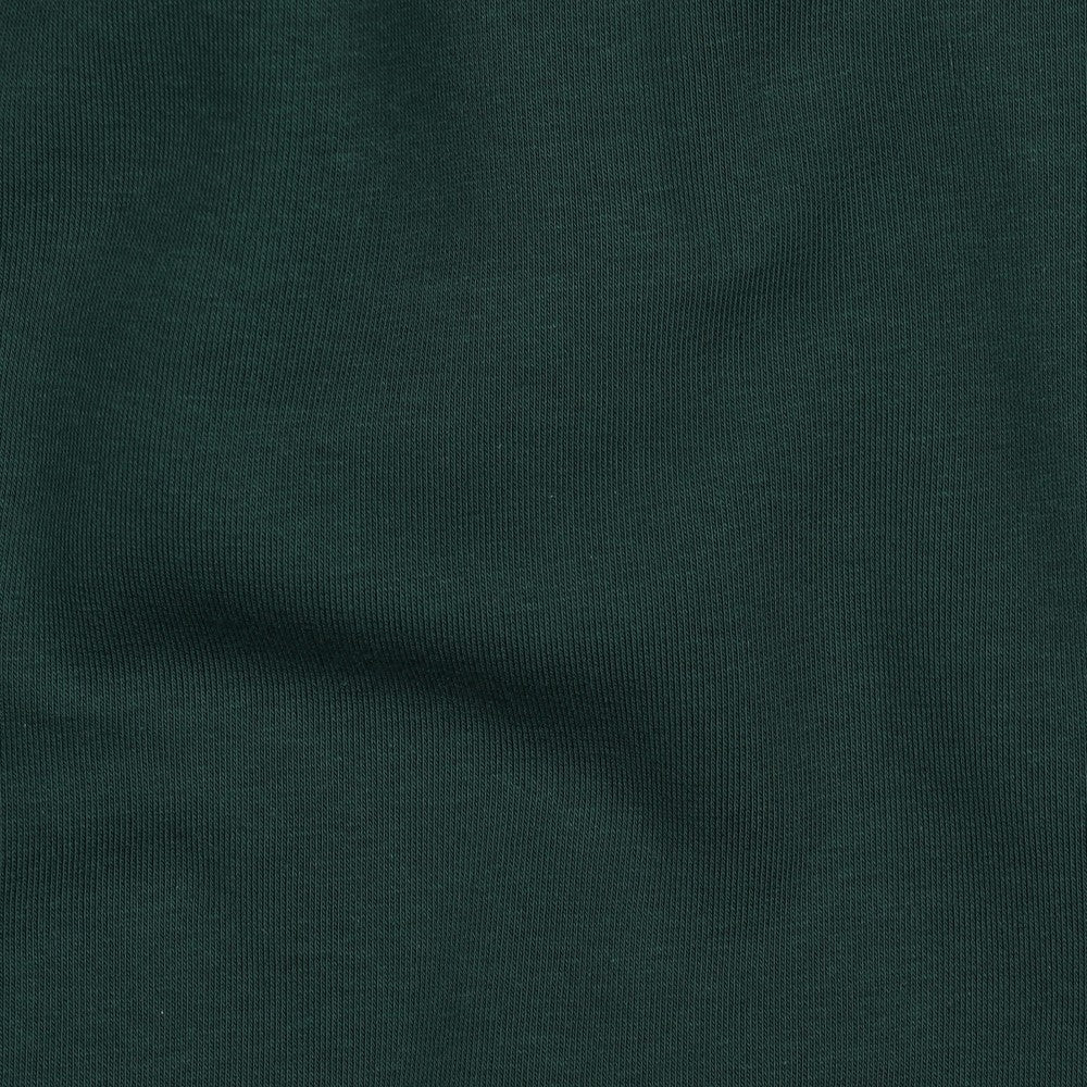 Image de jersey ouaté en coton - vert foncé 285 g/m² – disponible chez Šarlotes audumi