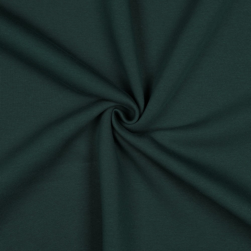 Image de maille matelassée en coton - vert foncé 285 g/m² – disponible chez Šarlotes audumi
