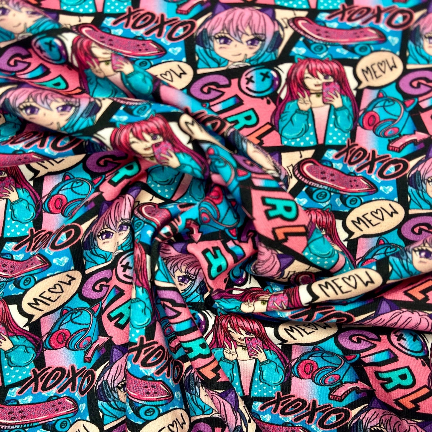 Jersey en coton - anime 210 g/m²