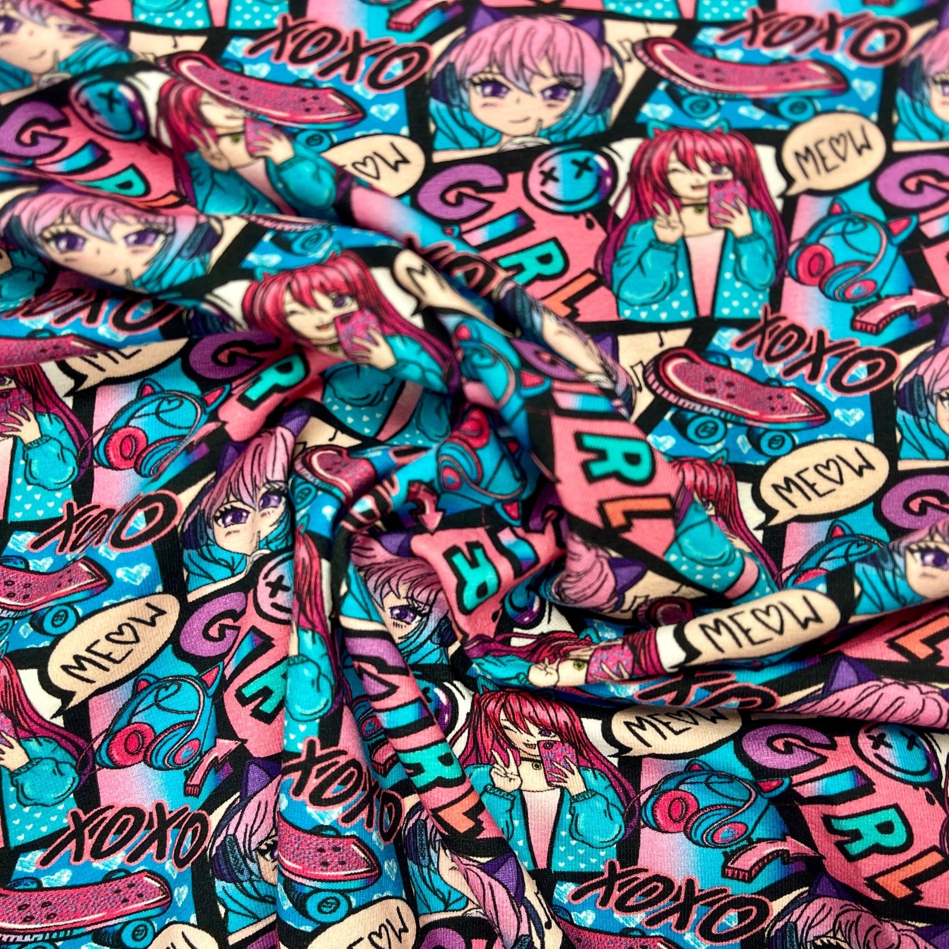 Jersey en coton - anime 210 g/m²