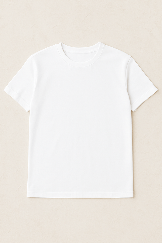 Cotton jersey - white 215 g/m²