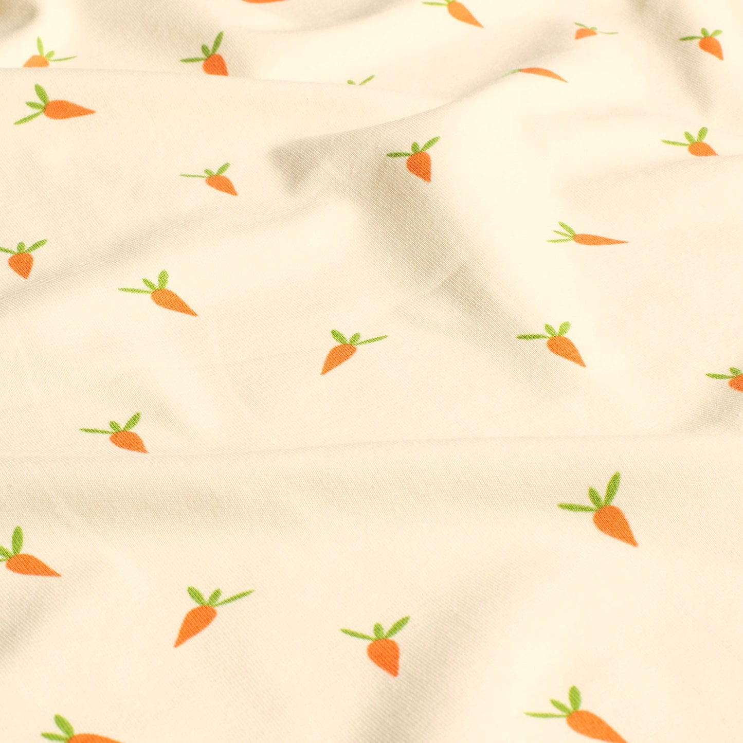 Jersey en coton - carottes 210 g/m²