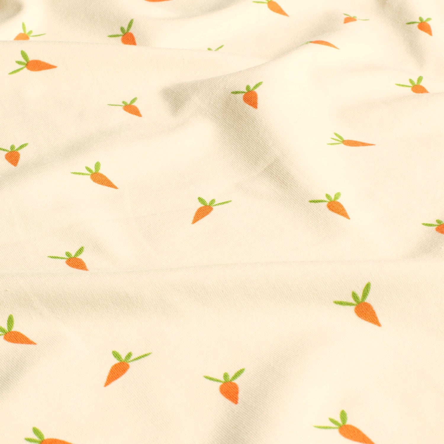 Jersey en coton - carottes 210 g/m²