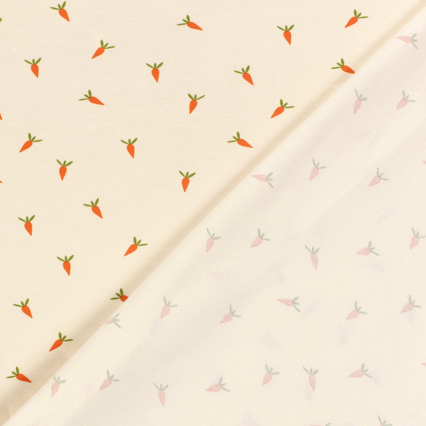 Jersey de coton - carottes 210 g/m²