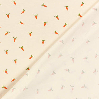Jersey de coton - carottes 210 g/m²