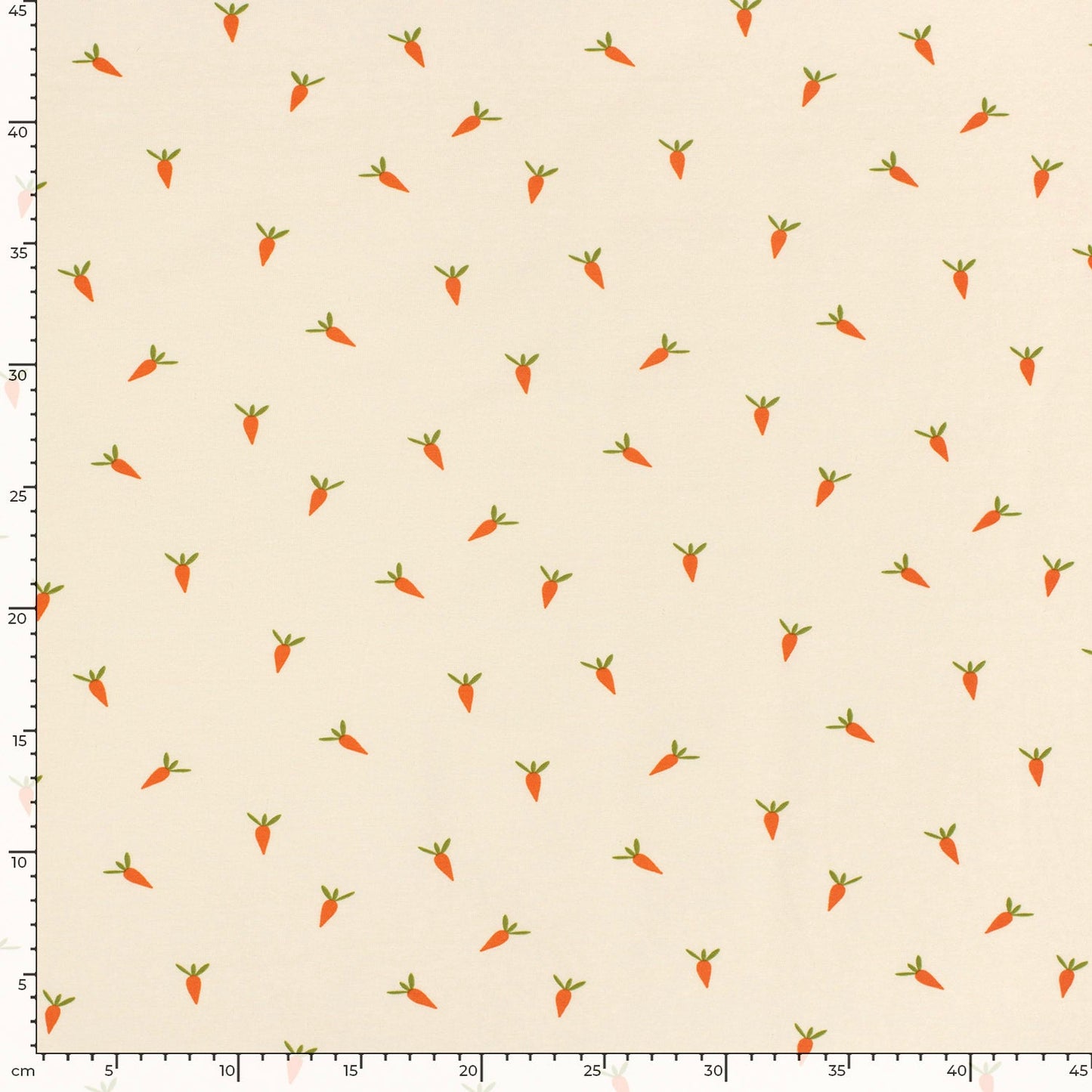 Jersey de coton - carottes 210 g/m²