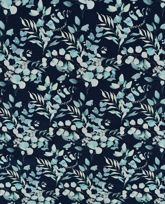 Image with cotton jersey - eucalyptus 200 g/m² – available at Šarlotes audumi