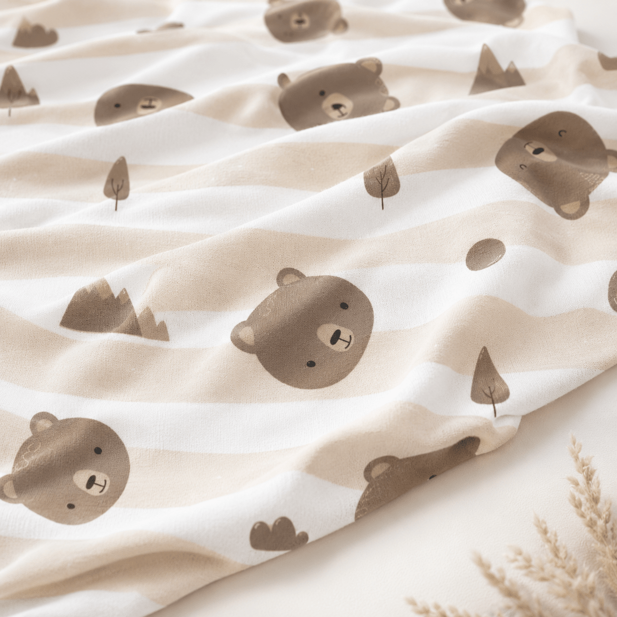 Image de jersey en coton - ours 220 g/m² – disponible chez Šarlotes audumi
