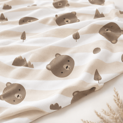 Image de jersey en coton - ours 220 g/m² – disponible chez Šarlotes audumi