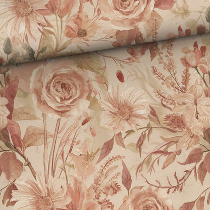 Image en jersey de coton - motif floral d’automne 200 g/m² – disponible chez Šarlotes audumi
